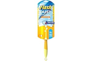 OGD COMMERCE Dust Magnet XL Duster Starter Kit - Extendable Handle up to 90cm for Easy Reach, Includes 1 Durable Handle and 2 High-Performance Dust-Trapping Refills, Perfect for Home and Office Cleaning