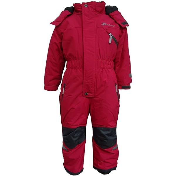 Outburst Jungen Softshell Overall Schneeanzug Blau - 10.000mm Wassersäule
