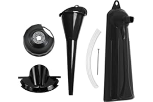 HDBUBALUS Lot 4 entonnoirs de vidange pour carter huile moto carter primaire kit entonnoir changement huile anti-goutte pour Harley Sportster XL883 Breakout FXSB Touring Softail Dyna Noir