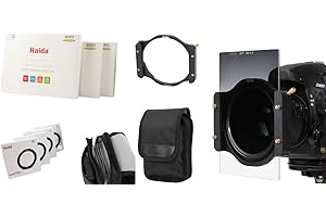 HAIDA NanoPro MC Verlaufsfilterset - Filterhalter, Anschlussringe 67-82 mm sowie 3er Set NanoPro MC GND Soft Edge Verlaufsfilter (ND 0.6, 0.9, 1.2) - 150 mm x 100 mm - Inkl. Haida Filtertasche