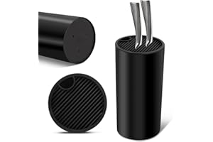 KILDOWS Bloque para Cuchillos, Soporte para Cuchillos sin Cuchillo, Universal Portacuchillos, Bloque para Cuchillos sin Equipamiento, Redondo Soporte para Utensilios de Cocina