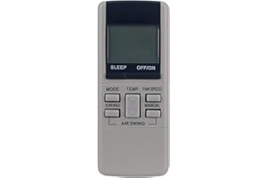 VINABTY Nuevo A75C377 Mando a Distancia de Repuesto A75C377 Air Conditioner Reemplace Control Remoto para Panasonic Air Conditioner A75C377 A75C902 A75C442 Remote Controller