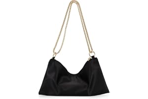 Jywmsc Damen Satin Abendtasche Glitzernde Clutch Handtasche Schultertasche für Party Prom Club Hochzeit