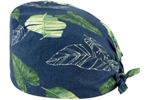 AIchenYW Op Haube Klicksystem langes Haar Chirurgen-Mütze Robin Hat mit klick-Befestigungssystem verstellbar 100% Baumwolle (Autokla) A05