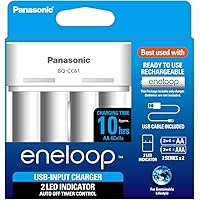 Panasonic Eneloop CC61N Charger for AA & AAA Rechargeable Batteries
