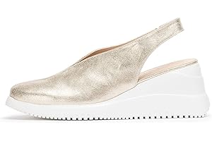 Wonders Zapato Cuña Walter Dorado para Mujer