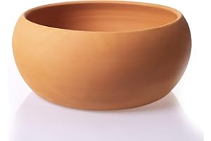 Alfareros Damian Canovas Maceta DE Barro Color Terracota.Modelo MORILES. Medidas 30 DIAMETRO X 15 Altura.