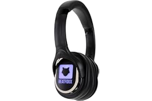 Beatfoxx SDH-340 Silent Disco V2 Casque d'écoute stéréo sans fil - Extension des ensembles Silent Disco V2 - Éclairage LED du canal -Confortable à porter - Plus de 10 heures d'autonomie de la batterie