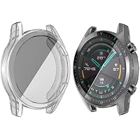Compatible for Huawei Watch GT/GT2 46mm Clear Thin TPU Protector Bumper  Watch Frame Case Cover (Clear): Buy Online at Best Price in Egypt - Souq is  now Amazon.eg