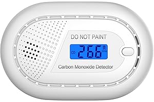 Aroha Link Kohlenmonoxid Melder Vernetzt - 10 Jahre Batterie - CO Melder, CO Gaswarner, CO Warner, Kohlenmonoxid Messgerät, CO Sensor, CO Warnmelder