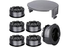 Moritale Bobine Fil pour BOSCH UniversalGrassCut Coupe Bordure 18 18-26 18-260 F016800570 avec Couverture (6 pièces)