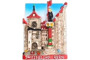 WEEKINO Fridge Magnet Berna Svizzera 3D Resina Handmade Craft Tourist Travel Città Souvenir Collection Lettera Frigorifero Sticker