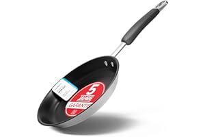 PURE LIVING INTERIOR DESIGN Bratpfanne 20 cm Induktion mit TEST SEHR GUT und 5 JAHREN GARANTIE - Antihaft Beschichtete Pfanne 20 cm Induktion - Induktionspfanne Spülmaschinen- und Ofenfest - Pfanne Induktion 20cm - Pfannen