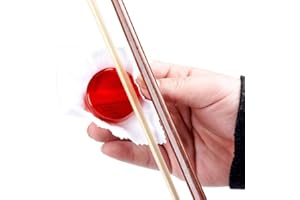 DILWE Colophane pour instruments à cordes, colophane circulaire haute sensibilité avec force d'adhérence pour Violon erhu violoncelle alto(red)