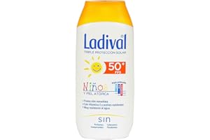 Ladival - Filtro Solar Spf50+ Para Niños, Negro, 200 Ml