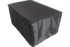 XXYANZI Housse Table de Jardin 225x116x82cm, Rectangulaire Imperméable Coupe-Vent Bache Table de Jardin pour Coffre de Jardin Exterieur. - Noir