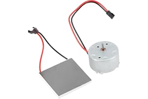 Yusat Parti ecofan Motore Kit di ricambio 8×6×6 Camino Ventilatore Foglio Camino Ventilatore Generatore Ventilatore Generatore Motore Accessori Set ecofan Stufa a Legno Ventola Motore di Ricambio