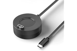 Oumida Ladekabel für Garmin Venu/Venu 2 Plus/Venu Sq/Venu Sq 2 Music/Vivoactive 3 Ladegerät, USB-C Daten Sync Kabel für Garmin Fenix 7/Fenix 6/Fenix 5 (Schwarz)