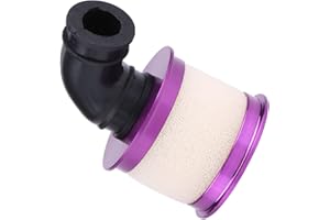 YCTZE Filtre A Rc 1/8 Alumniumoy + Sponge Rc Car For Hsp 94122/188 1/10 Remote Control Model Vehicle Accessory Rc Luftfilter 1/8 (Purple)