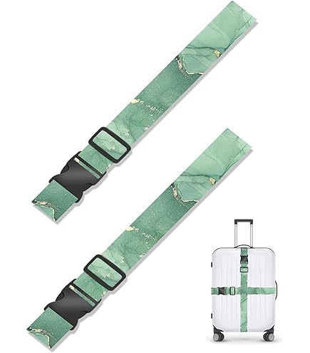 Koffergurt Mit Zahlenschloss 4er Set - Verstellbar & Auffällig