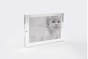 Mascagni Cornice 15 x 20 cm (per foto da 13x18 cm) in Plexiglass chiusura magnetica, trasparente, acrilico