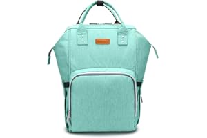 SONARIN Multifunktions Baby Wickelrucksack, Wickeltasche,Reise-Rucksack-Organizer mit Flasche isoliert Taschen,USB-Schnittstelle,Wasserdicht, Große Kapazität, Stilvoll,Ideal Geschenk