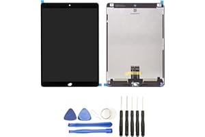 Visiodirect® Ecran Complet: Vitre Tactile + Ecran LCD pour IPad Pro (2017) 1701 A1709 A1852 Taille 10.5" Noir + Kit Outils