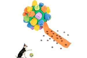 CASEETO Schnüffelball für Hunde,Schnüffelteppich Schnüffelspielzeug Interaktives Hundespielzeug Intelligenzspielzeug Futterball Reizangel Futtermatte Geruchstraining für Kleine Mittelgroße Hunde Haustier