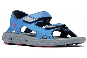 Columbia CHILDRENS TECHSUN VENT Sandalias, Niños, Azul (Stormy Blue, Mountain Red), 31 EU