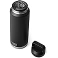 YETI Rambler Bottle Chug, Vaccum Insulated Stainless Steel Bottle with Chug Cap, Black, 46 oz (1.4 L)