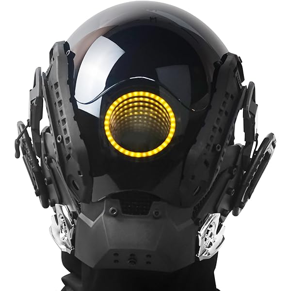 Daft Punk Helmet XPJBKC Masque Cyberpunk, Masque Cyberpunk Avec Lumi Res Led Cosplay 880088