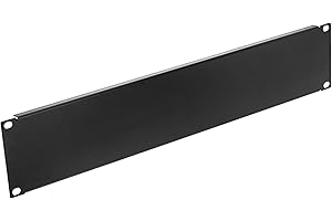 ‎CABLEMATIC RackMatic - Blindpanel Blank Rack Panel 2HE für 19" Rackschrank