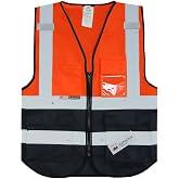Salzmann Safety Vest | XS-6XL | Made with 3M Reflective Tape | Conforms to EN 20471 or EN 17353