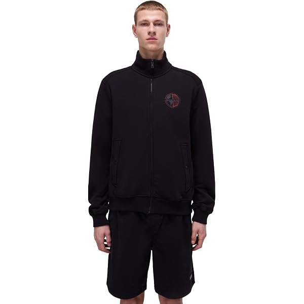 Napapijri Balis Full Zip Sweatshirt Sudaderas, Verde, M Uomo