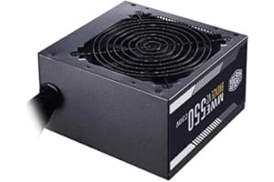 Cooler Master MWE 550 Bronze 230V V2 - UK Power Supply Unit, 80 PLUS Bronze, Temperature-Responsive HDB Fan, DC-to-DC + LLC Circuit with Single +12V Rail - 5 Year Warranty