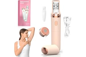 LEEWENYAN Soft Pro Skin Facial Hair Remover, 2025 New Facial Epilator for Women, Face Hair Removal Device, Lady Epilatór Body Hair Remover, Washable Portable Epilator for Women Cordless with Smart Light