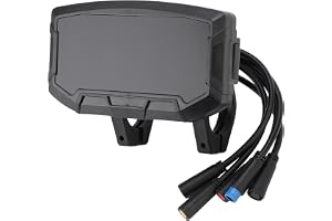 Asixxsix Scooter Display Meter, 48V Electric Scooter ABS -kontrollpanel med V5 DBGYEO V09 -styrenhet, för Smartgyro -skoter Batteryhastighetsövervakning