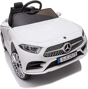 Crooza Mercedes Benz Cls350 Kinderauto Weiss Kinder Elektro Elektrofahrzeug Mit Fernbedienung Mp3 Usb 2x Starke Motoren Uvm Amazon De Spielzeug