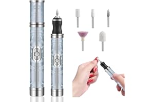 KDJXZ Electric Nail File for Thick Toe Nails,Electric Toenail File for Thick Nails,Toenail Grinder with 5 Replacement Heads,Nail Filer Electrical with Rechargeable Design for Nail Polishing Peeling