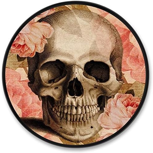 Collapsible Multi Function Cell Phone Holder. Expanding Pop Stand and Grip Socket Mount Holder for Smartphones, iPhone and Tablets-Smiling skull