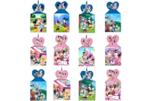 SYIJUPO 12 pcs Cartoon Scatole Regalo Compleanno, Cartoon Scatole Regalo Compleanno per Festa Compleanni, Nascite, Feste e Matrimoni