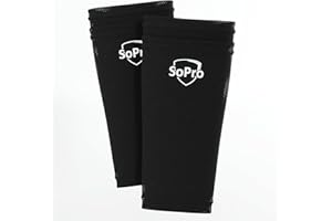 SoPro Supports de Protège-Tibias Football pour Enfants & Adultes - Support Antidérapant pour Protège-Tibias - Manchon Protege Tibia Foot - Maintien Protege Tibia