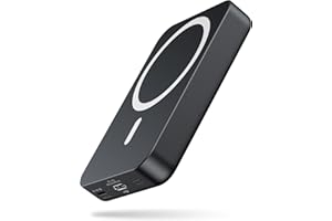 NOHON Wireless Magnetico Power Bank 10000mAh: Caricabatterie Portatile Powerbank | Batteria Esterna con PD 20W USB-C Ricarica | Compatibile con iPhone 16 15 14 13 12 Mini Pro Pro Max