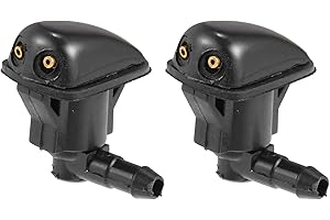 A ABSOPRO Pare-brise Lave-glace Buse pour Toyota Yaris 04-05 - 2 pcs Noir