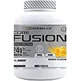 COREBOLICS Core Fusion Whey Protein | 55 Servings | 24gm Protein | 2gm Glutamine | 11.68gm EAA | 5.062gm BCAA | Digestive Enzyme (Mango ice-cream, 2kg)
