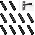 UFURMATE Door Handle Covers, 10Pcs Soft EVA Foam Knob Covers Anti-Static Safety Door Handle Glove Covers Door Knob Protector for Spring and Winter (Black)