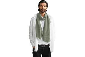 creazioni unique Bufanda Hombre de Bambú 100% Made in Italy - Fular Pañuelo Cuello Hombre - Moda Hombre Primavera y Verano