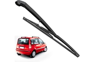 EFFITNEE Braccio tergicristallo posteriore e kit spazzole Compatibile con Fiat Panda 169 2003-2011