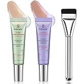CC Red Correct Foundation Brush Cream, CC Cream Concealer, Centella Asiatica Light Cream, SPF 25, Reduces Redness, Evens Comp