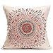 Produktbild Kissenbezug Kissenhülle KissenbezügeVovotrade New Bohemian Muster Ethno-Stil Dekokissen Cover Auto Kissenbezug Kissenbezug Deko-Sofa Kissenbezug Bett Decor Sleeper Pillow Nackenkissen (F, 43cm*43cm)